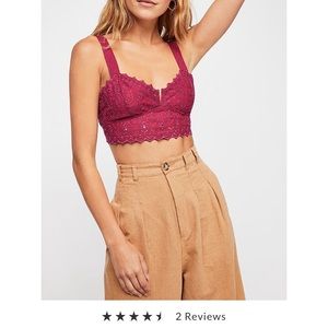 Free People Pink Bralette
